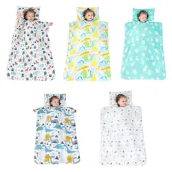 Детский матрас, хлопковая Подушка для сна для детей дошкольного возраста, детский сад, дорожная подушка, спальный мешок