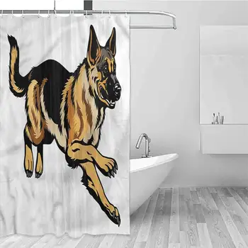 

Shower Curtain, Polyester Bath Curtain Set with Hooks, Decorative Spa Hotel Heavy Duty Bathroom Curtains, 72 inch Long, 78" x