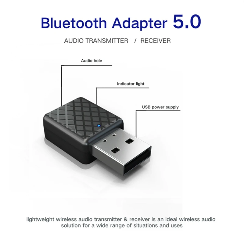 Беспроводной Bluetooth FM-трансмиттер адаптер для автомобиля Музыка Аудио Aux USB 5 0
