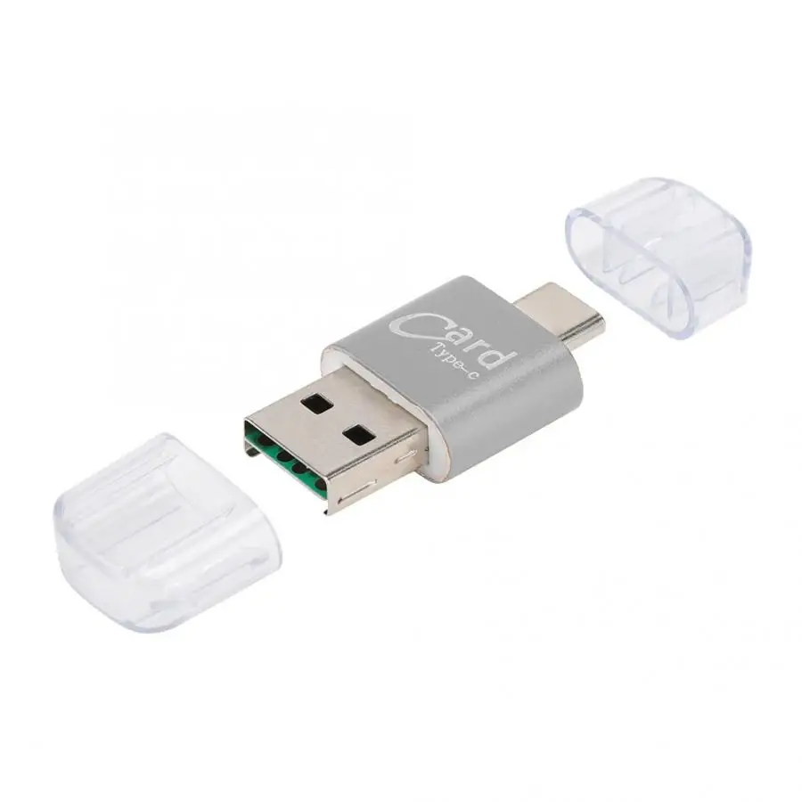 Мини 2 в 1 тип-c USB2.0 OTG TF кардридер высокоскоростной Многофункциональный кардридер для samsung/MIUI/телефоны Sony
