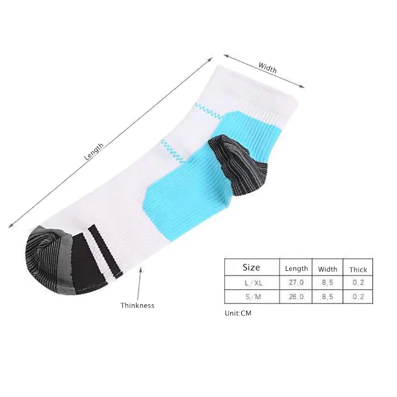 USHINE Foot Compression Socks Anti-fatigue Plantar Fasciitis Heel Spurs Pain Sock Men Women Sports Socks compression socks,mens socks,women hiking socks