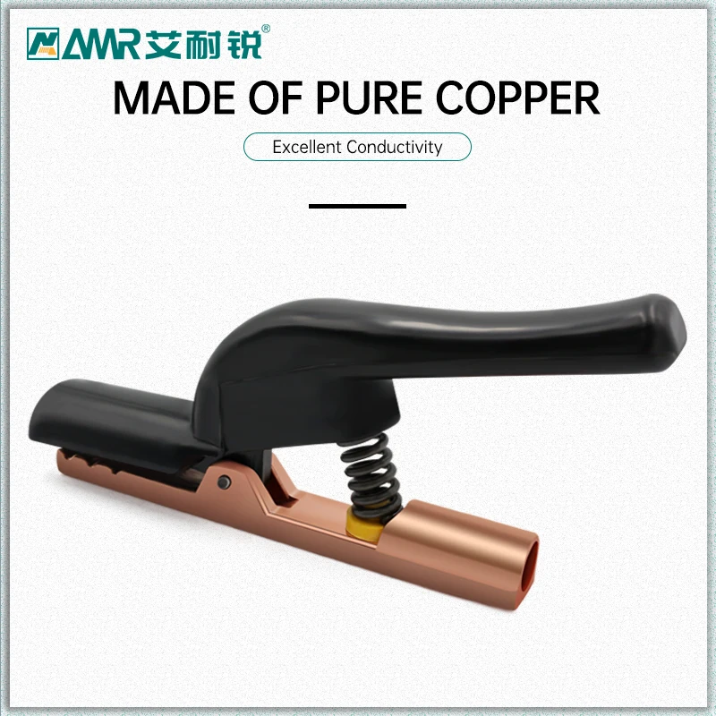 500A Electrode Holder Stick Welding Rod Copper Mini Cable Welding Clamps Stinger Clamp Tool Heat Resistant AMR