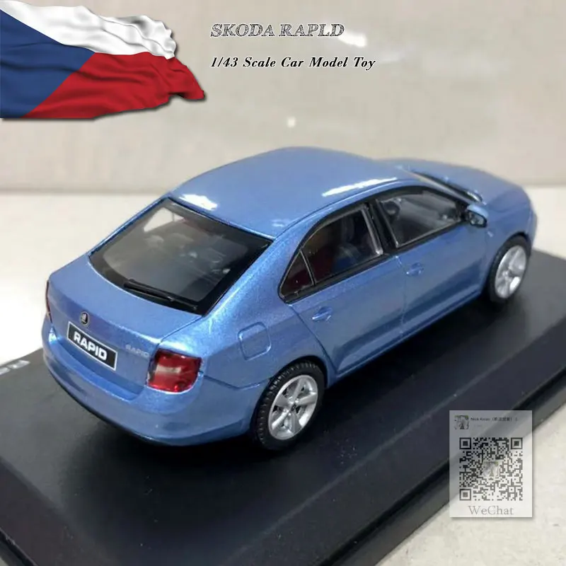 Модель автомобиля из литого металла ABREX в масштабе 1/43 SKODA RAPLD игрушка для