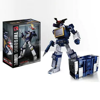 

G1 Transformation THF-01J THF01T Transparent Soundwave walkman Two tape MasterPiece MP13 Oversize Alloy Action Figure Robot Toy
