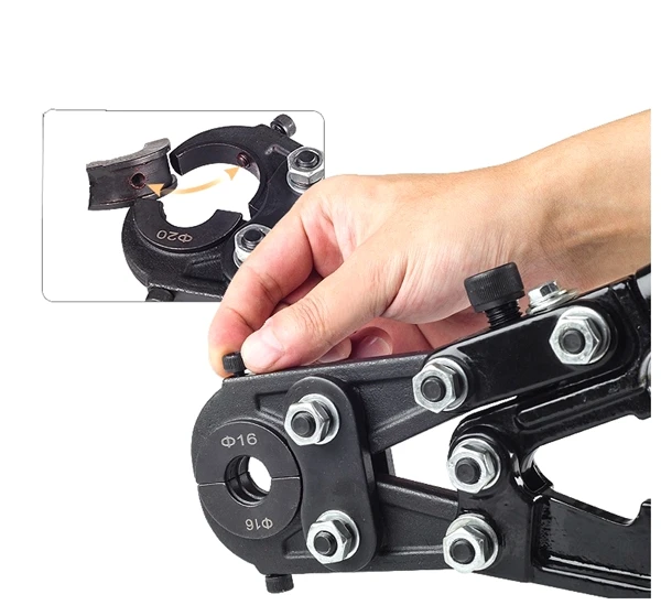 iGeelee Pipe Crimping Tool for pex fittings for 16-26mm