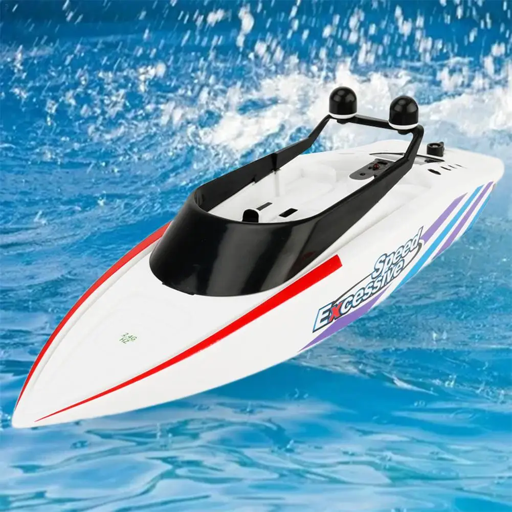 

High Speed RC Boat 2.4GHZ 4 Channel 30km/h Radio Remote Control RC Racing Boat Electric Toys RC Toys for Children Best Gifts