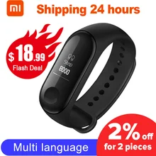 Xiao mi Band 3 mi band 3 фитнес-трекер пульсометр 0,78 ''OLED дисплей Bluetooth 4,2 для Android IOS