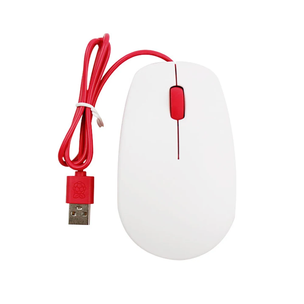 Официальная мышь Raspberry Pi доступна в красном и белом цветах подходит для raspberry 4B/ 3B