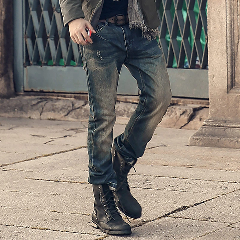 denim biker jeans