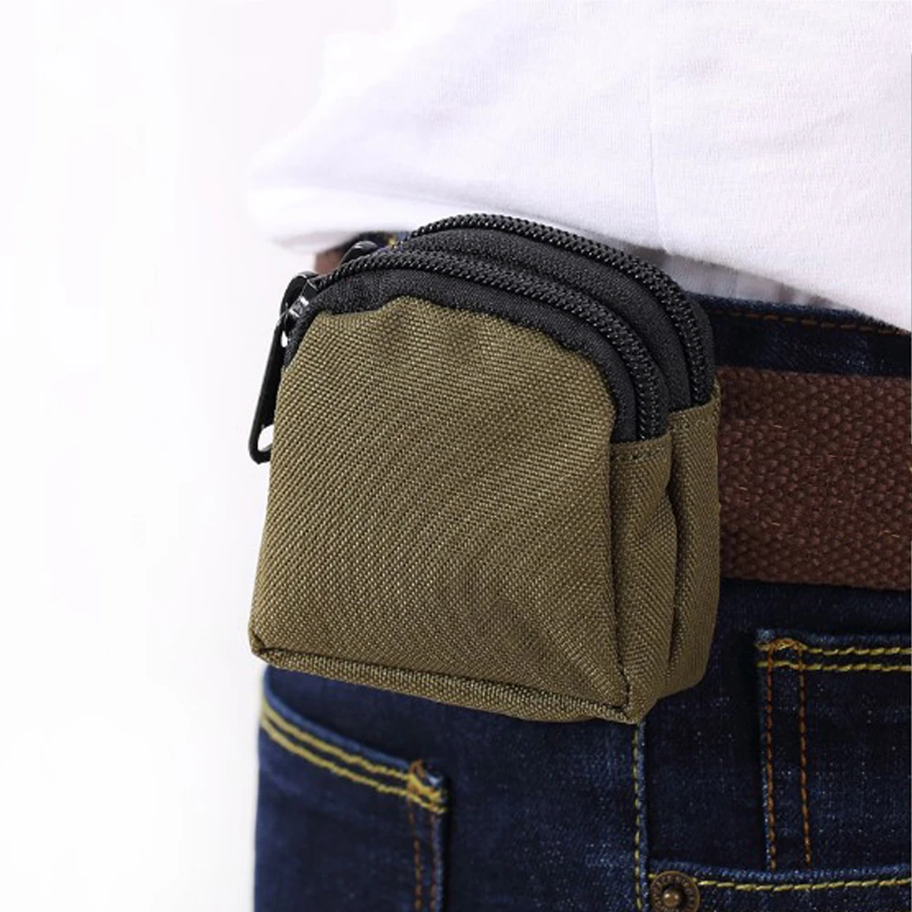 800D Tactical Wallet Bags Portable Coin Keys Holder Waterproof Waist Belt Vest Pouch Hunting Pack Accessory for Man | Спорт и