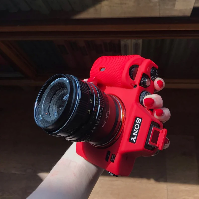 Красивый мягкий силиконовый чехол для видеокамеры sony A7 A7R A7S A7 R A7 Mark 1 резиновый чехол для камеры защитный чехол