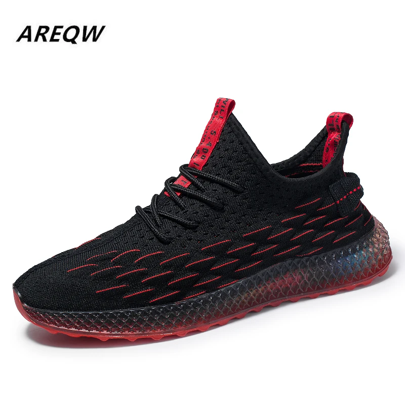 

2019 Low Men's Spring and Autumn New Korean Version of The Flying Woven Mesh Breathable Sports Shoes Fashion Casual Shoes