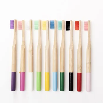 

Degradable Bamboo Toothbrush Hotel Once Original Bamboo Toothbrush Bamboo Toothbrush Environmental Protection