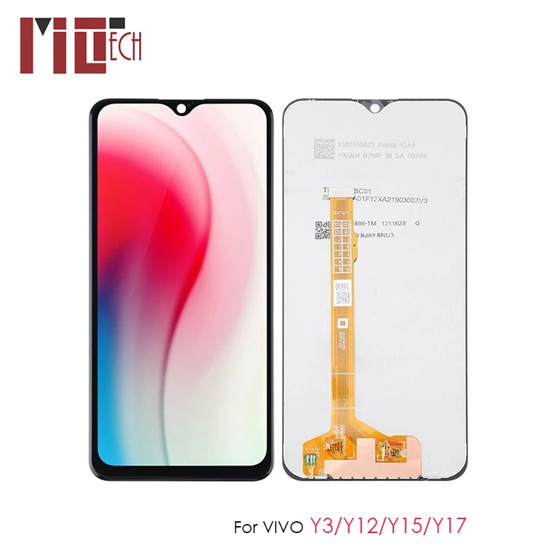 

6.35" Full LCD For Vivo Y17 Y3 LCD Display Touch Screen Digitizer Assembly For Vivo Y12 Y15 LCD Complete Screen Repair Parts