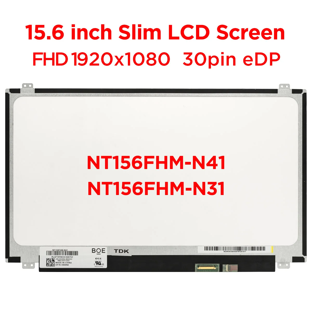 Экран для ноутбука 15 6 дюйма Φ N31 B156HTN03.0 B156HTN03.4 B156HTN03.5 B156HTN03.8 ЖК-Дисплей 1920x1080 30pin eDP |