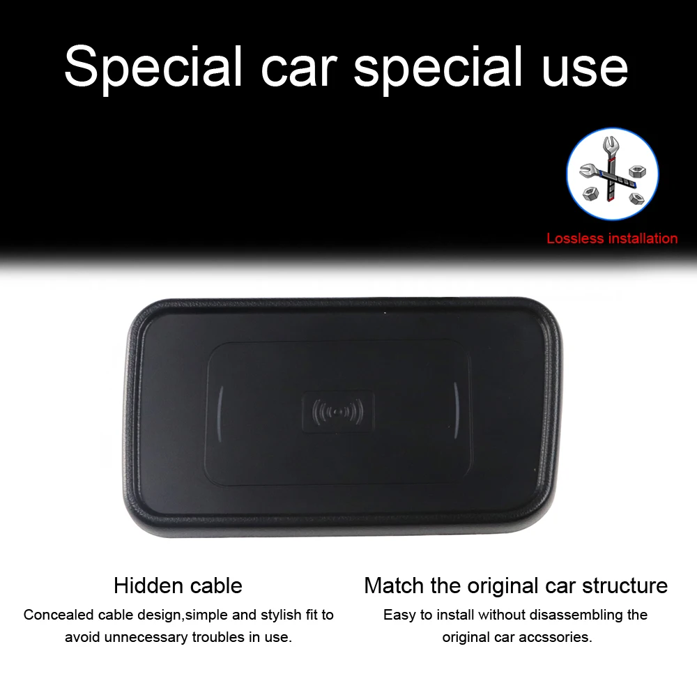Qi автомобильное беспроводное зарядное устройство для Honda ELYSION(подлокотник для заднего сиденья) для iPhone Xs Max Xr X samsung S10 S9 инфракрасный Быстрый держатель телефона