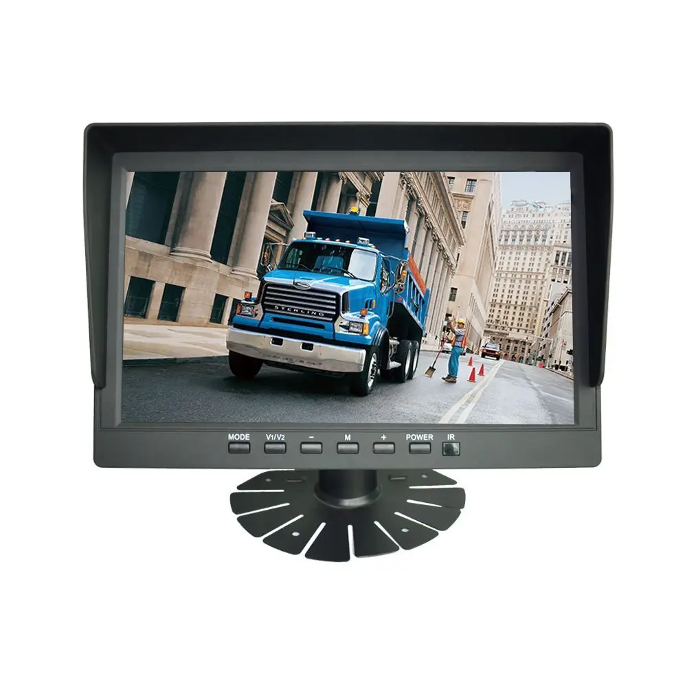 AHD 1080P HD 10,1 дюймов Автомобильный резервный обратный TFT lcd цифровой монитор заднего вида ips экран для грузового автобуса RV Caravan Van Trailer