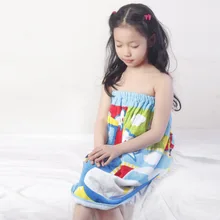 Банные халаты мягкие абсорбирующие Регулируемый Lean эластичный застежкой ванной купальный натуральный хлопок Дети Обёрточная бумага по шкале Мооса Ванна Полотенца