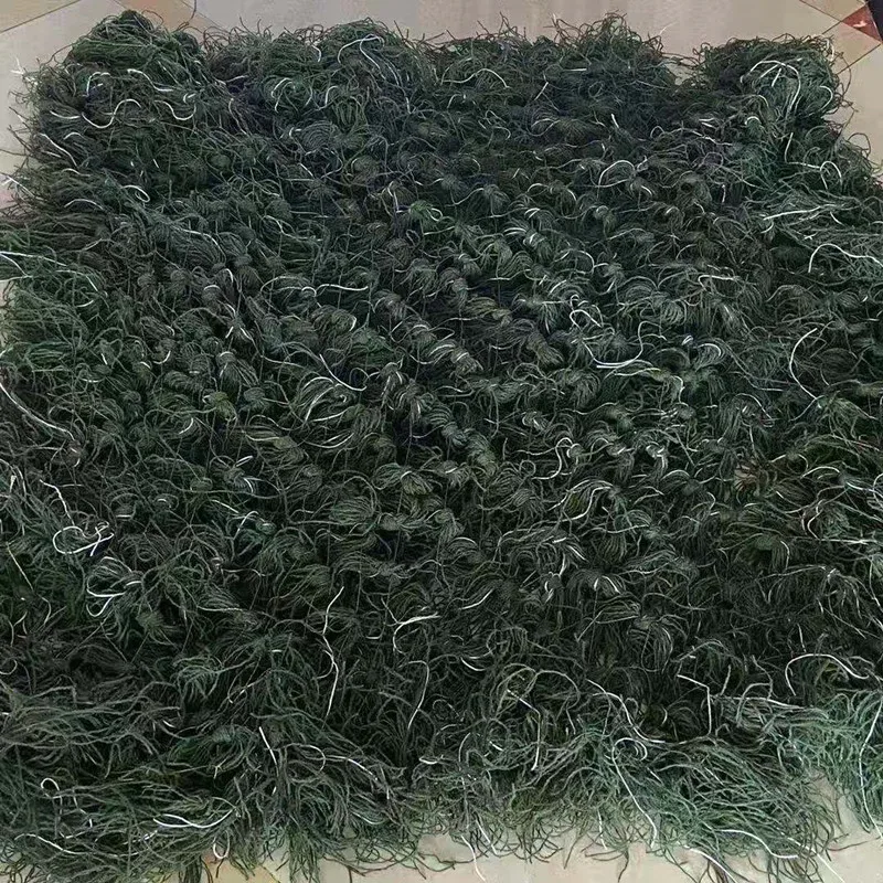 Camouflage Jungle Ghillie Suit Handmade Knitting 125x150cm Men's and women's cloak camouflage net exhibition decoration ghillie suit