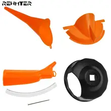 עיקרי אופנוע מקרה שמן למלא משפך שמן מסנן כיסוי משפך סט להארלי סיור Dyna Sportster XL Softail Fat Boy(China)