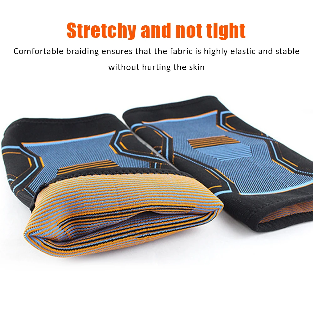 1PC Nylon Sports Knee Brace Support Men Women Volleyball Basketball Fitness Gym Bodybuilding Knitted Knee Pads Sleeve 2022