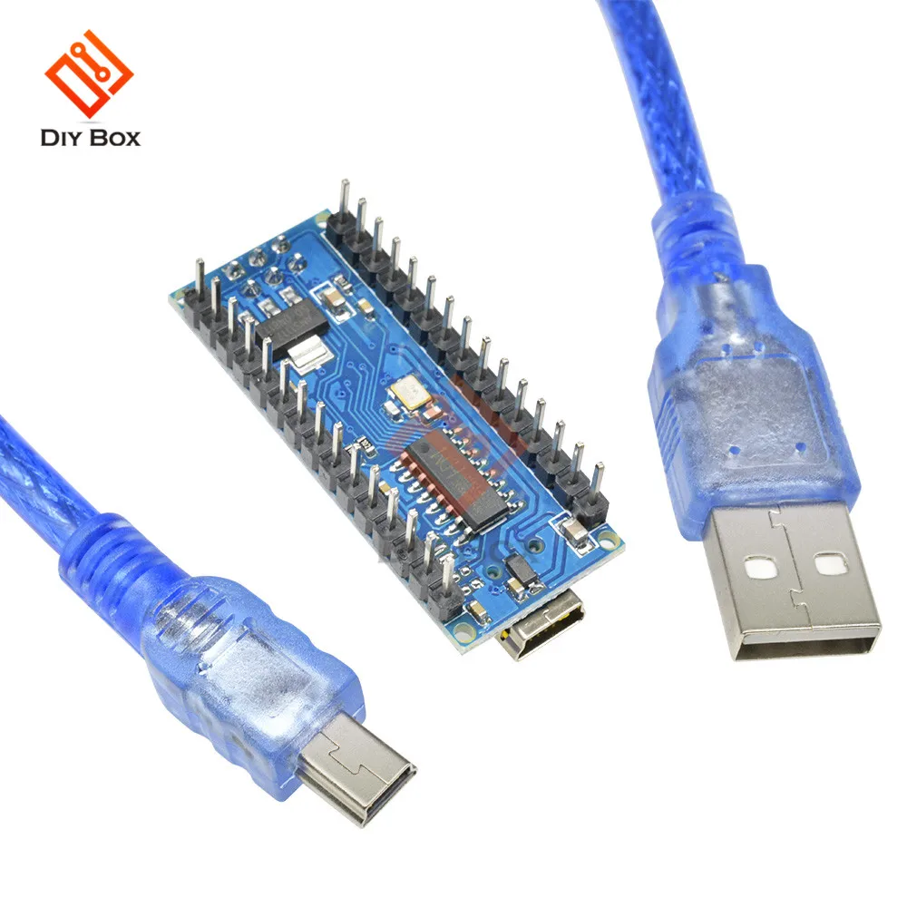 5 шт ATmega328P CH340g ATmega328 CH340 Nano V3.0 3,0 Mini USB 5 V 16 МГц мини-панель управления модуль для Arduino кабель Usb