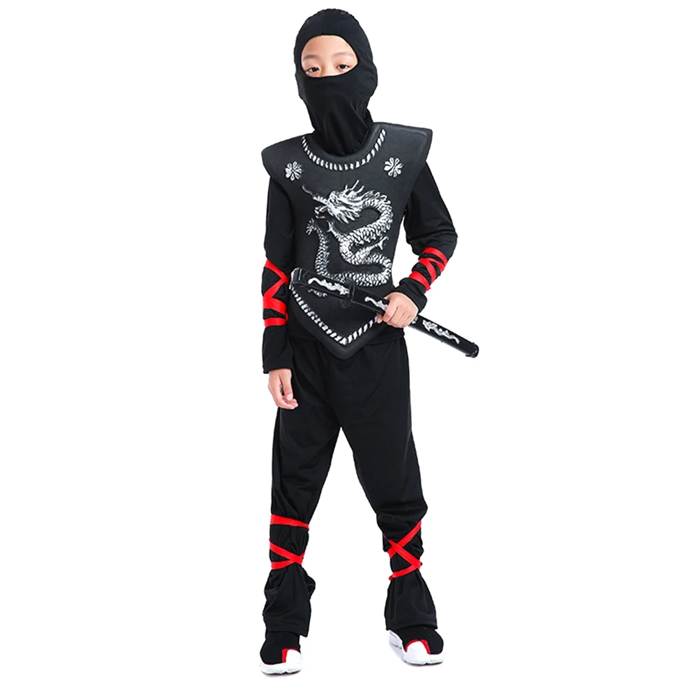 Костюм ниндзя Ninjago Косплей ассасин вечерние костюм disfraz de Ninja мальчики девочки