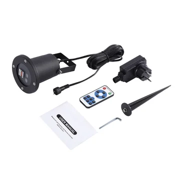 

Black Outdoor Red and Green Dynamic Firefly Laser Projector & Starry Lawn Light Waterproof for Garden/Holiday/Christmas