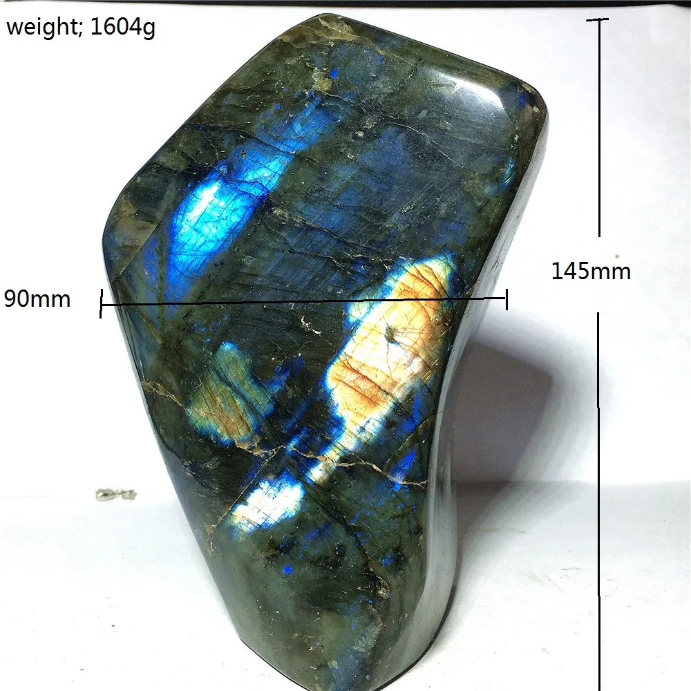 Натуральный кристалл кварца slics натуральный Лабрадорит декоративные хрустальные камни и кристаллы - Цвет: 31