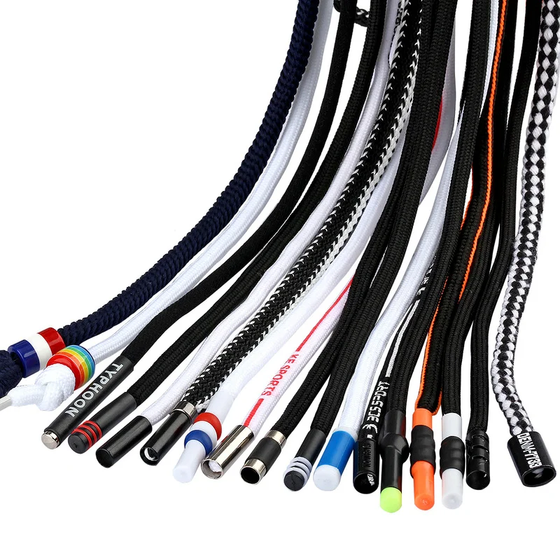 Sports Pants Clothing Accessories Pants Strap 1pc Sweatpants Drawstring Strap Metal Head Sports rope Pants Cotton thread Belt Pants Hoodies Accessories Diy Sewing Supplies