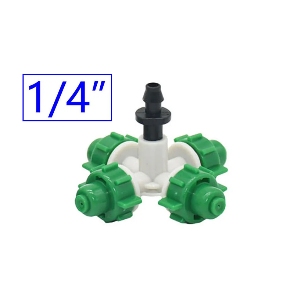 Garden Sprinkler 30pc Greenhouse Cross Misting Sprinkler Hanging Anti Drip Misting Nozzle For Garden Atomized Humidifying sprayer