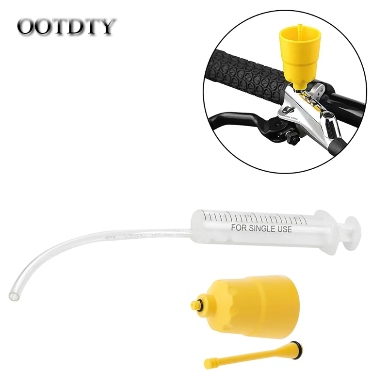 

OOTDTY 1Set Bicycle Disc Brake Oiling Tool Oil Plug Funnel Bleed Kit For Shimano Tektro