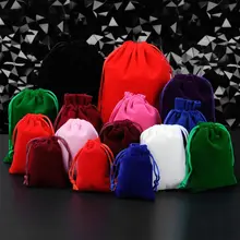 Распродажа бархатные подарочные сумочки для наушников мешочек из фланелета мешочки на шнурке 50 шт./лот цветная сумка упаковка ювелирных изделий