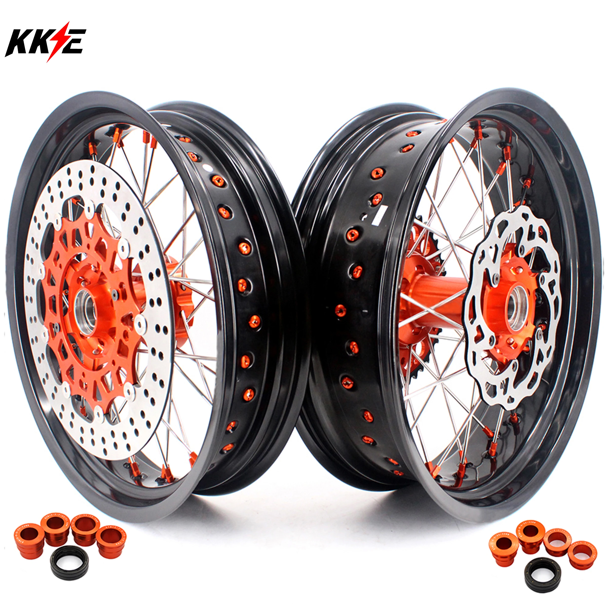 3 5/4 25 17 дюймов супер мото мотард колеса диски набор для KTM SXF XCW XCF XC EXC EXCF W 125 530 03 19