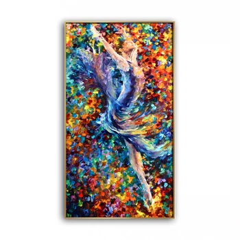 

Oil Painting 100% Hand painted Modern Linen canvas Knife painting colour Colorful scenery Home living room Decor Art 2020091611