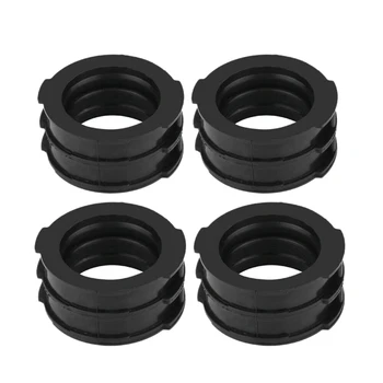 

4Pcs Carburetor Intake Manifold Boot Joint Adapter Interface for Yamaha VMAX 1200 VMX1200 1985-2007