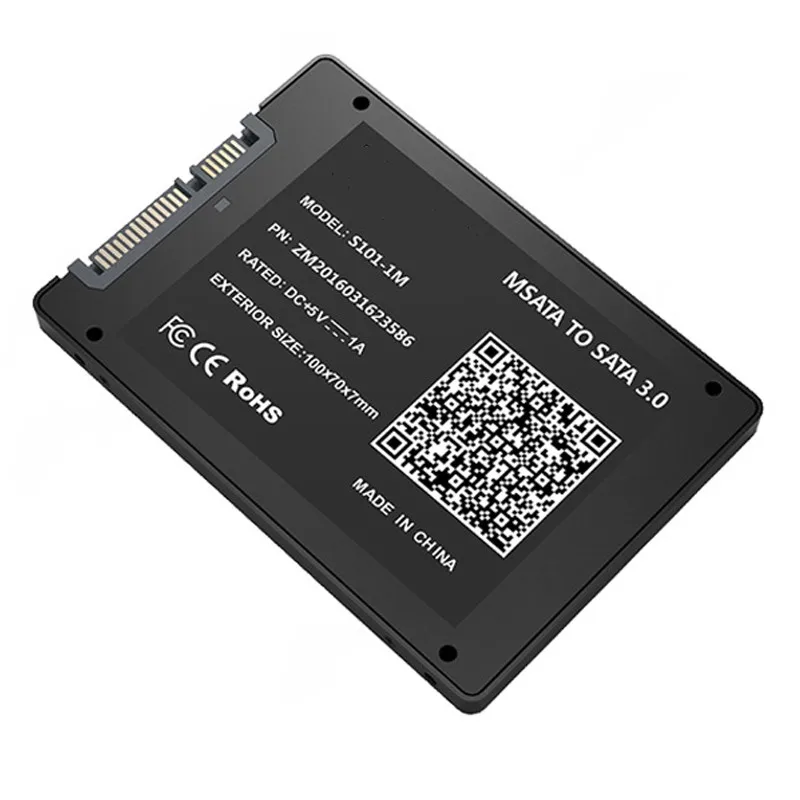 B Ключ NGFF M.2 SATA 3,0 адаптер карты с металлической Корпус M.2/NGFF SSD до 2," SATA 3,0 SSD адаптер для 2242/2260/2280 мм M2 SSD