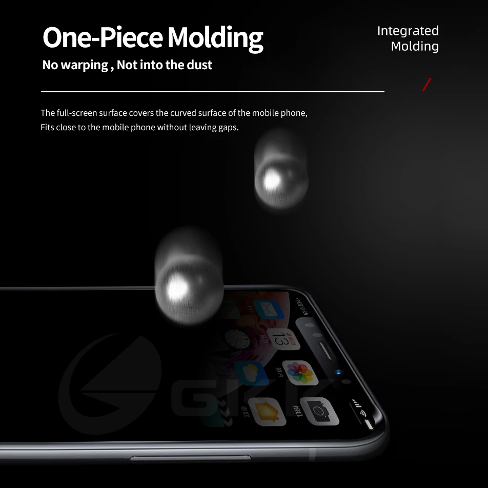 GKK 3D антишпионское закаленное стекло для iPhone X XS MAX XR 6 6S 7 8 Plus 11 Pro Max защита экрана 9H для IPhone 11 pro Max