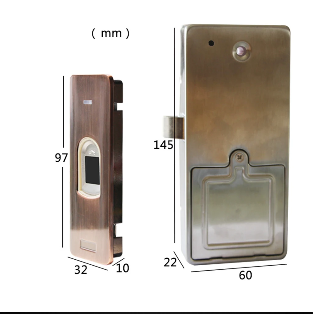 Отпечаток пальца замок ящика без ключа Пароль Код дверной замок мини умный электрический шкафчик для шкафчик, гардероб, буфет Shoebox
