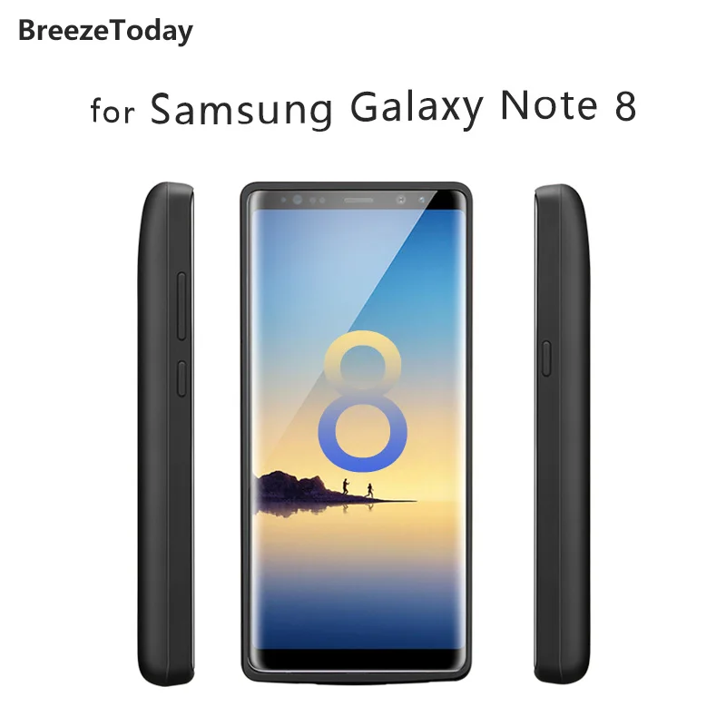 

Power Case Battery Charger Case 6500mAh Battery Case For Samsung Note 8 Power Bank Battery Charging Case чехол аккумулятор