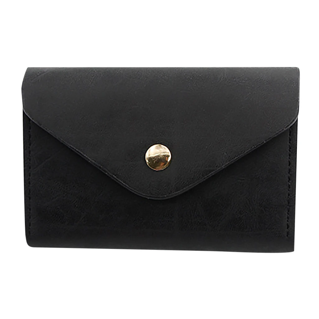 Leather Vintage Wallet Women Hasp Small And Slim Coin Pocket Purse Cards Holders Luxury Pocket Men Purse Money Bag Purse 819