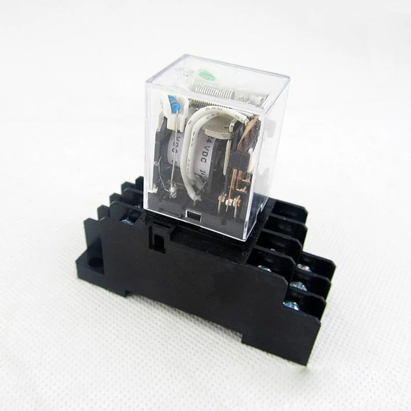 

Small relay/base set HH54PL HH52PL JQX13F AC220V DC24V with indicator