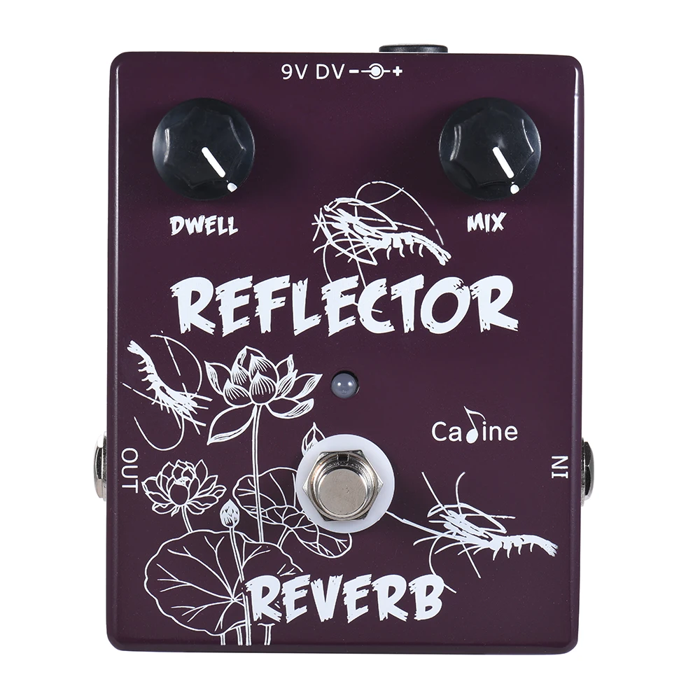 

Caline CP-44 Reverb Guitar Effect Pedal Aluminum Alloy With True Bypass