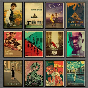 

Classic Movie Propaganda Poster Akira /Pulp Fiction/Breakfast at Tiffany's Retro Posters and Prints Painting Wall sticker
