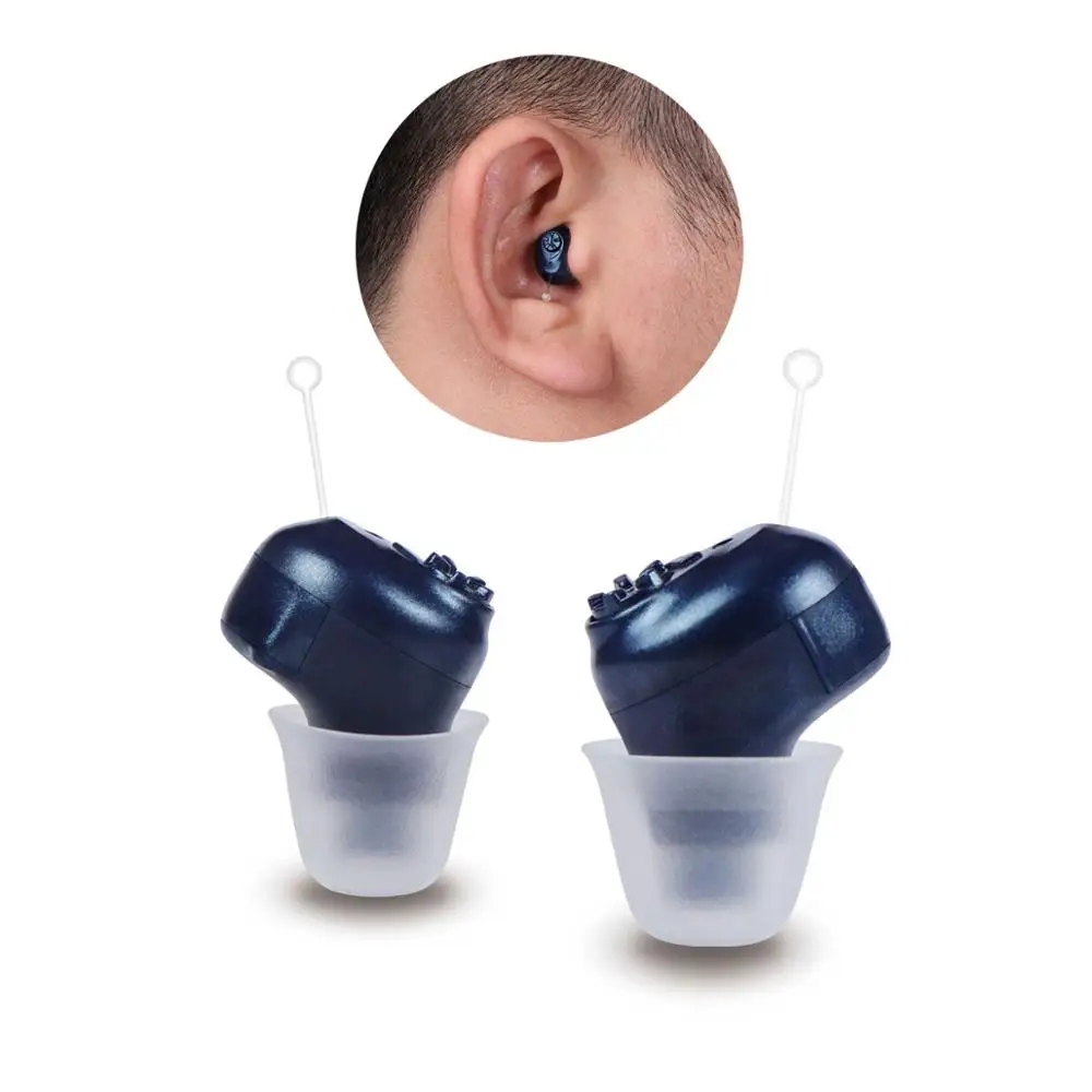Цифровой слуховой аппарат MicroEar регулируемый тональный для глухих невидимый