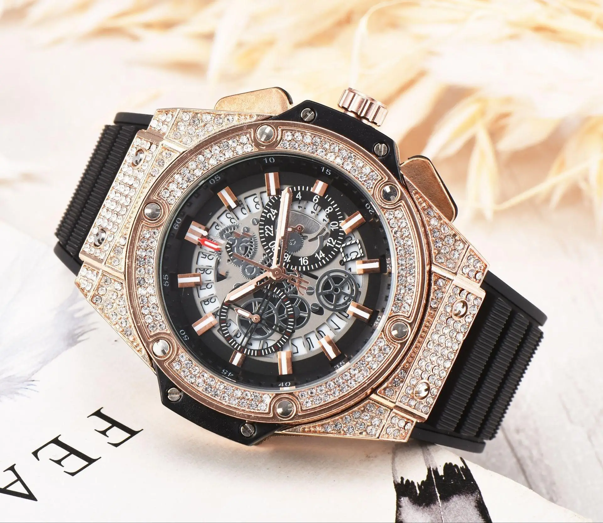 

with original LOGO Relogio Masculino 2019 New Brand Sport Chronograph Mens Watches Casual Waterproof Date Quartz Watch Man Clock