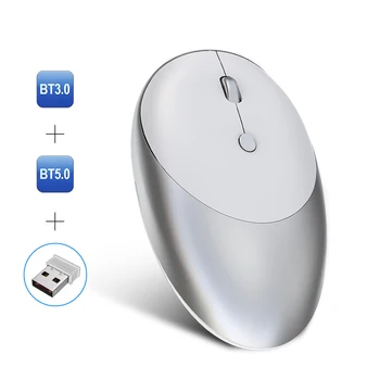 

1600 DPI Bluetooth Mouse Rechargeable Computer Mouse Wireless Silent Gaming Mouse For Macbook Air Pro Lenovo Ultra Slim