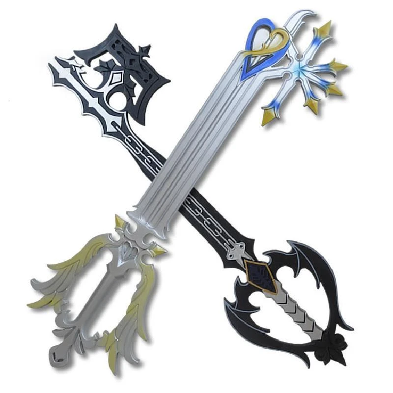 Kingdom Hearts Sword Weapon Knife Prop Keyblade Anime Cosplay 11 Sora Keyblade Samurai Knife