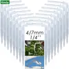 KESLA 50X Transparent Bend Arrow 1/4'' 4/7mm Hose Dripper Drip Emitter Water Saving Sprinkler Garden Micro Irrigation Greenhouse ► Photo 1/6