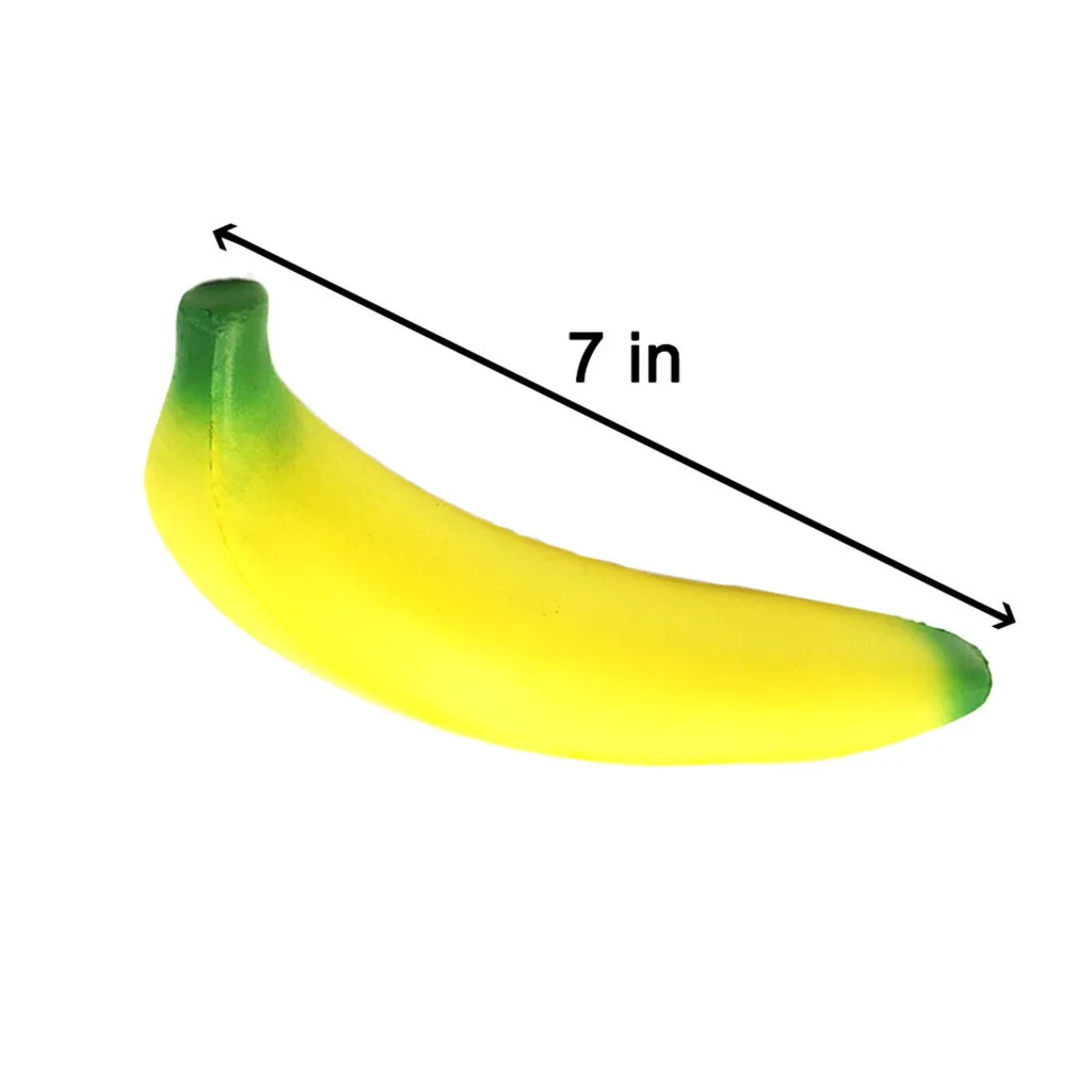Slow Rebound Simulation Fruit Strawberry Banana Decompression Toy  Stress Reliever Decor Toys photography props #B
